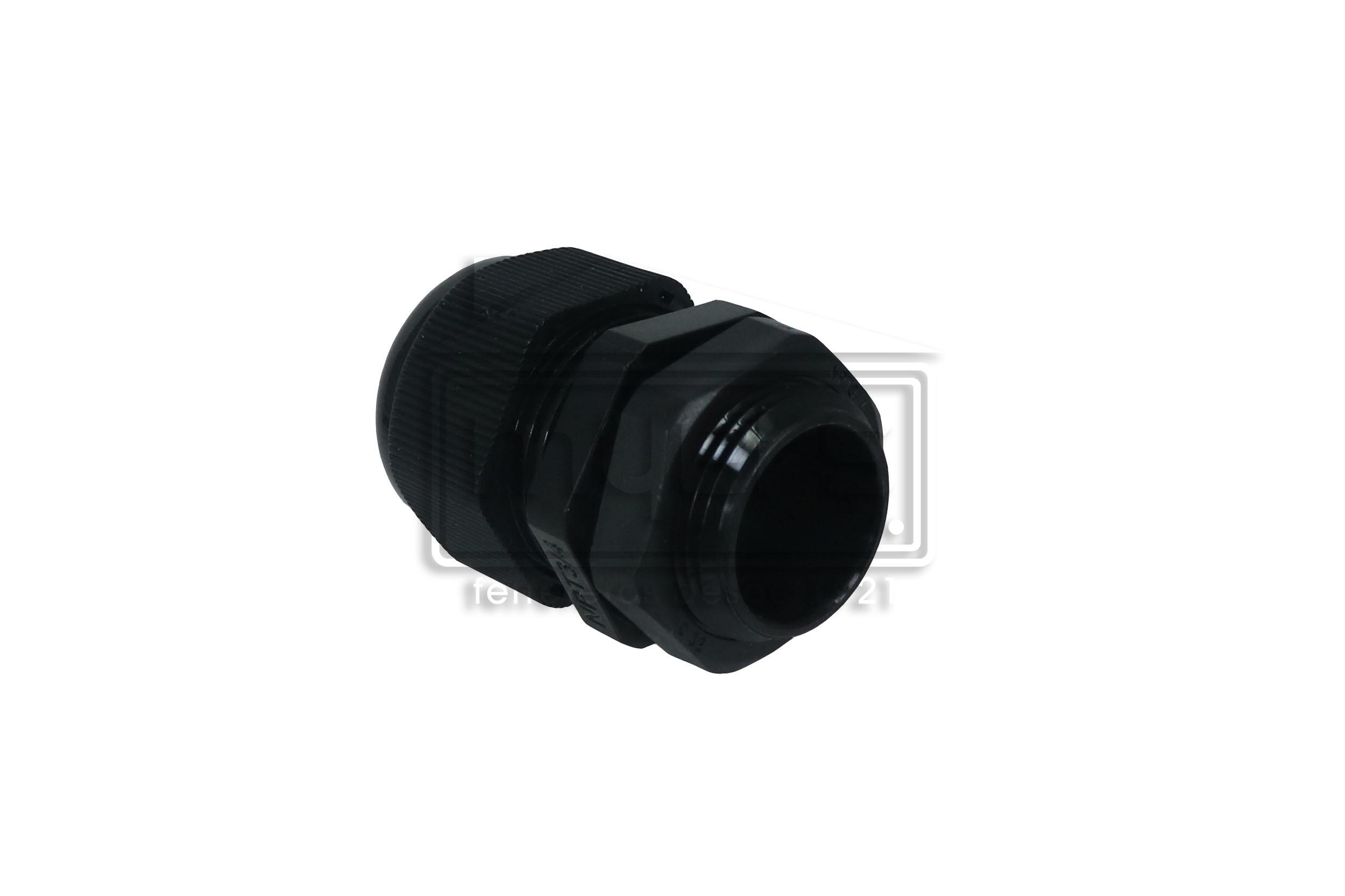 Conector Glandula Ip De Nylon Negro Mm