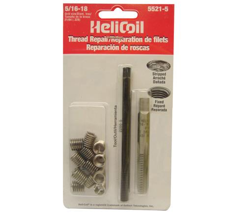 03600340 Kit de juego Heli Coil 5521-5 pulgadas rosca estandar 5/16-18 x .469