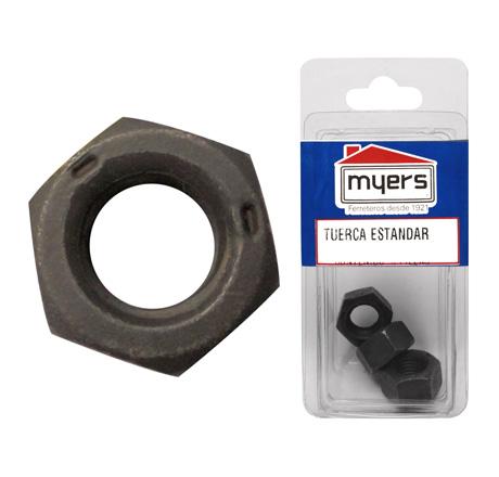 05002040 Tuerca estandar Laminex G2 de 6.3 mm en blister de 12 piezas