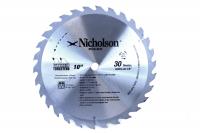 06901610 Sierra circular nicholson di516-06ni tugsteno 10" 30 dientes