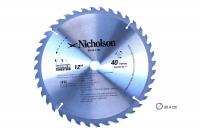 06901650 Sierra circular nicholson di516-13ni tugsteno 12" 40 dientes