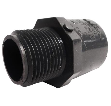 10202900 Adaptador macho cédula 80 836-007 pvc 3/4"- 19 mm