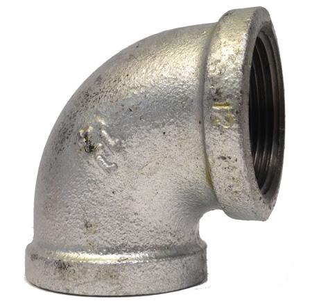 11001330 Codo 90° reforzado 510-001l 1/4- 6 mm galvanizado