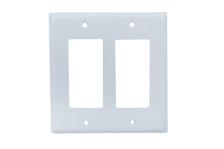 15001450 Placa doble classic volteck 46419 plástico blanco