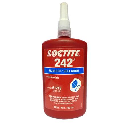 15202710 Fijador de roscas media resistencia loctite 242 #1610079 (242-41) 250ml