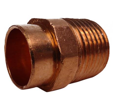 17400930 Cople cobre a hierro exterior iusa 600465 de 38 mm o 1 1/2 pulg