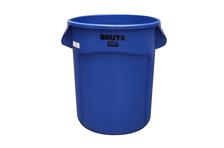 28100020 Bote brute sin tapa y sin ruedas rubbermaid fg262000blue azul 75L