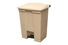 28100380 Bote de pedal rubbermaid fg614500beig de 68 lts color beige