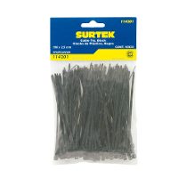 29909894 Cincho plastico negro surtek 114230 500mm x 7.8mm 50 pz