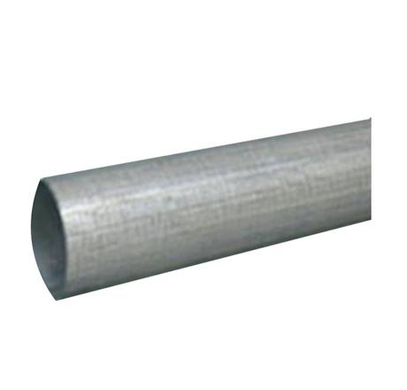 31600070 Tubo conduit galvanizado para pared extradelgada sin rosca 13 mm etiqueta azul