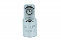 32810680 Adaptador hembra 1/4 a macho 3/8" urrea 5256 seguro tipo balin