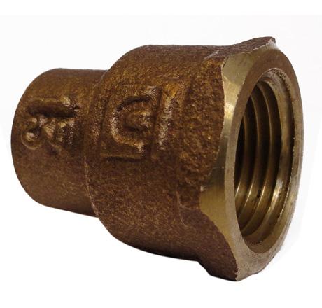 33101081 Cople cobre a hierro interior urrea 703.13 de 13 mm o 1/2 pulg