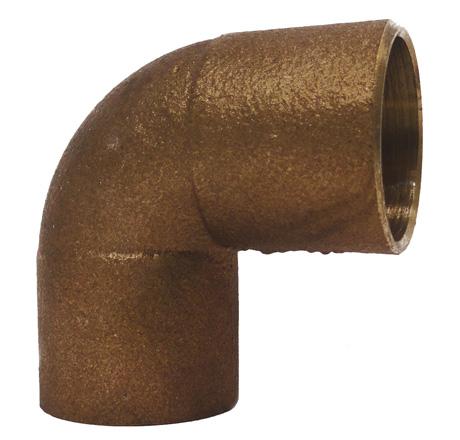 33101083 Codo de 90° para soldar urrea 70790.13 de 13 mm o 1/2 pulg cobre a cobre